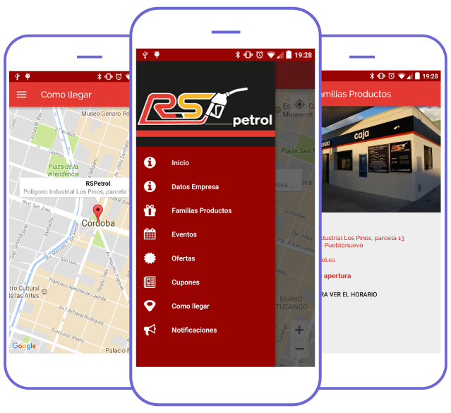 App RS Petrol, uno de los ejemplos de app creada con Crea Tu Aplicación